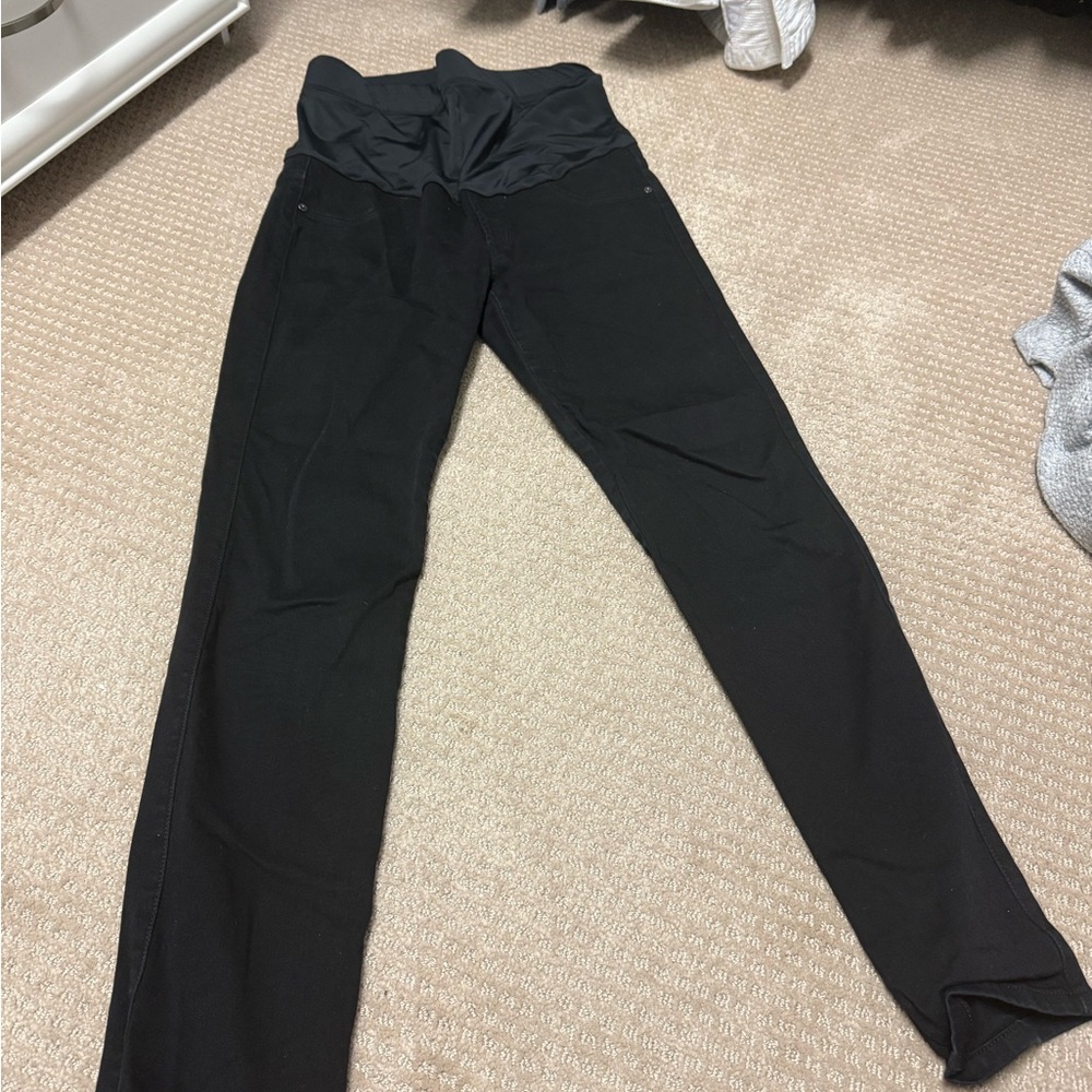 James Jeans Black Maternity Pants Jeans